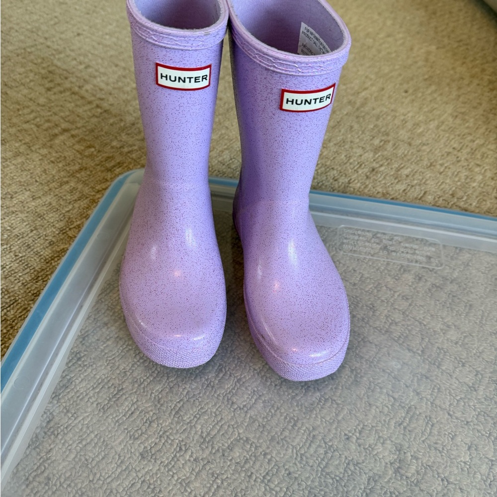Hunter Lavender Waterproof Boots
